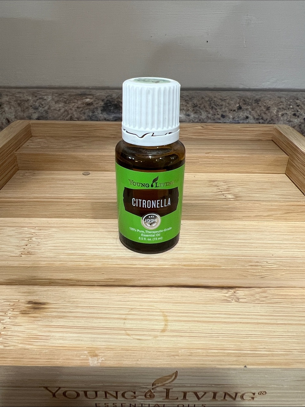 Young Living Citronella Essential Oil - Green & White